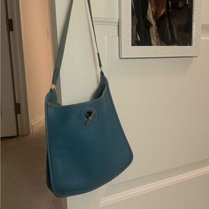 Two bags!!! Tan and Blue Hermes Vespa TPM Blue & Tan-2 bags